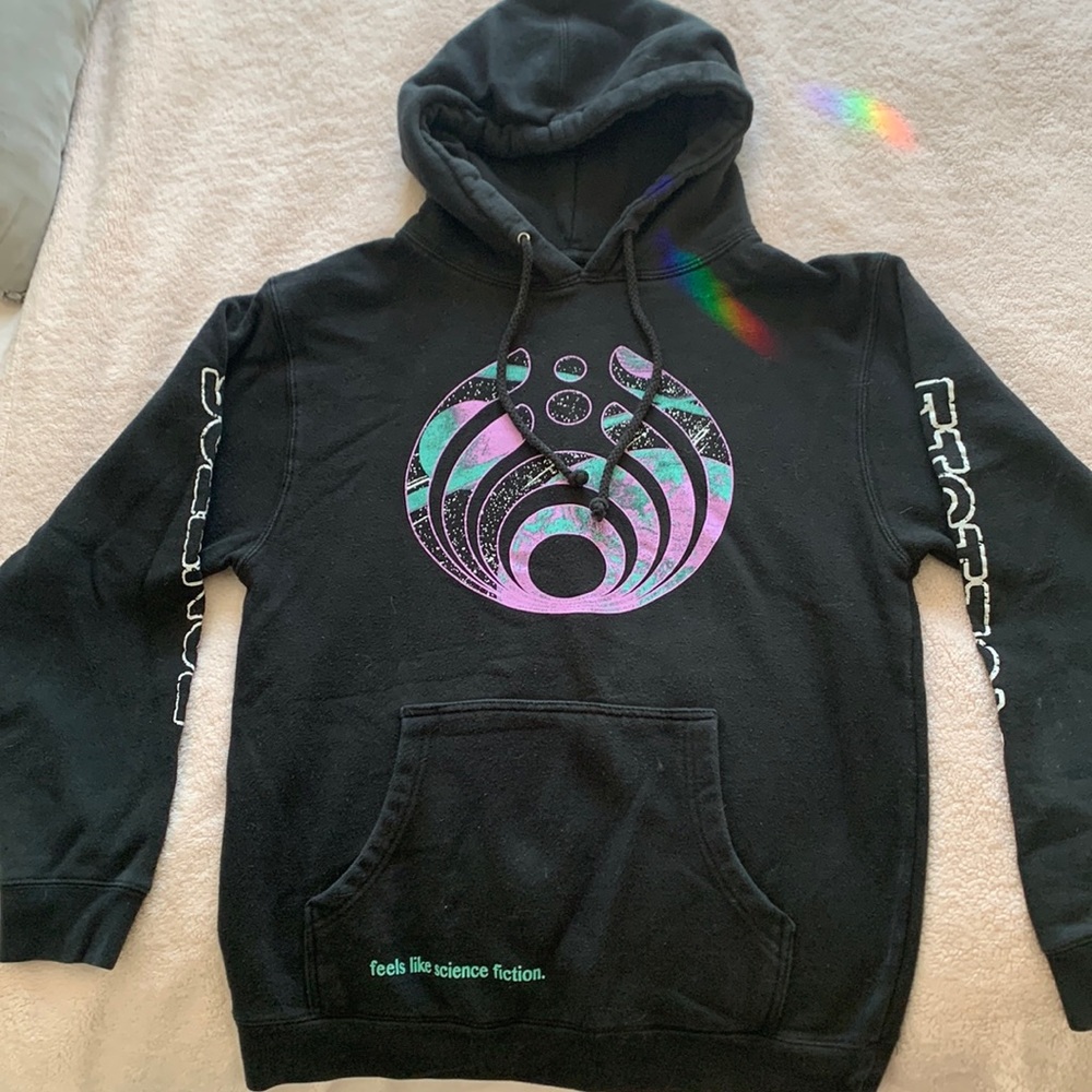 Bassnectar merchandise fleece black hoodie